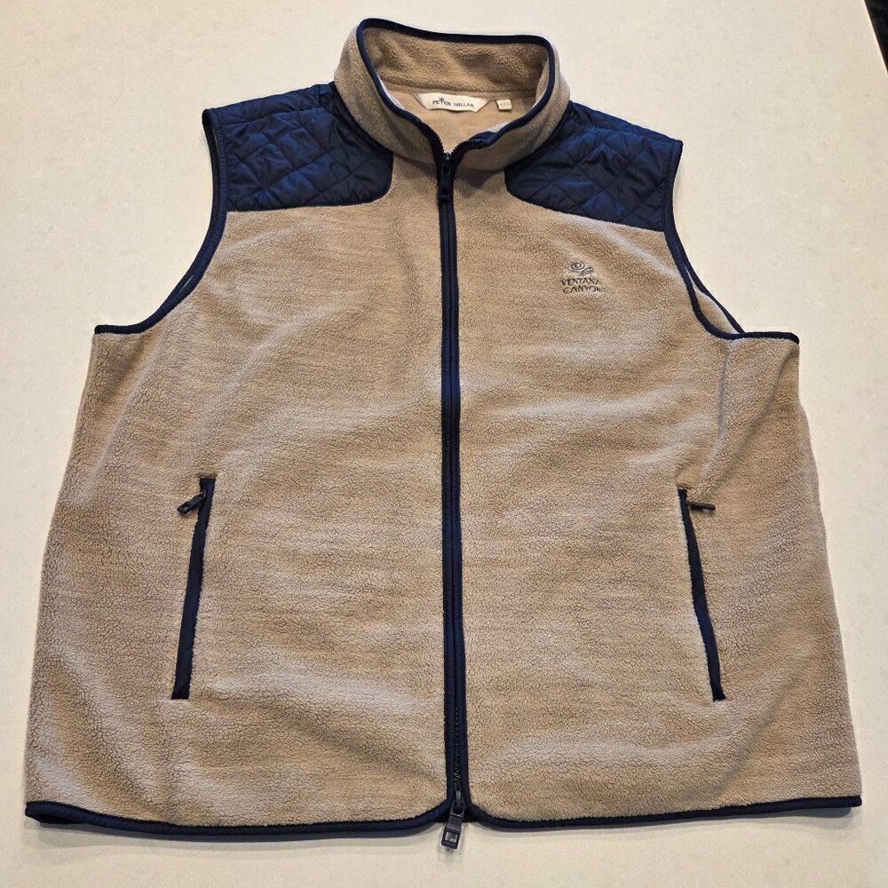 Peter Millar men's fleece vest. Size L